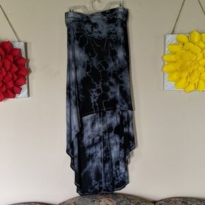 High Low Tie-Dye Maxi Short